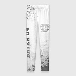 Женские легинсы Bayer 04 - white gradient вертикально