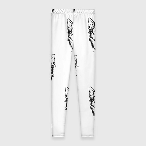 Женские легинсы Голова собаки / 3D-принт – фото 2