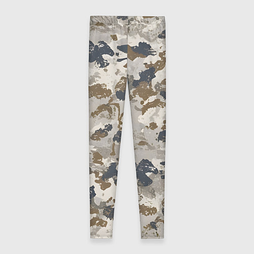Женские легинсы Светлый камуфляж / 3D-принт – фото 2