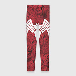 Женские легинсы Знак венома на красном