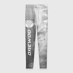 Леггинсы женские Daewoo - grey gradient по-вертикали, цвет: 3D-принт
