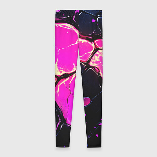 Женские легинсы Розовые пятна в текстуре / 3D-принт – фото 2