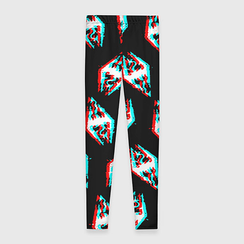 Женские легинсы Skyrim glitch logo patten / 3D-принт – фото 2