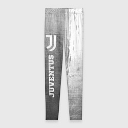 Леггинсы женские Juventus - grey gradient по-вертикали, цвет: 3D-принт