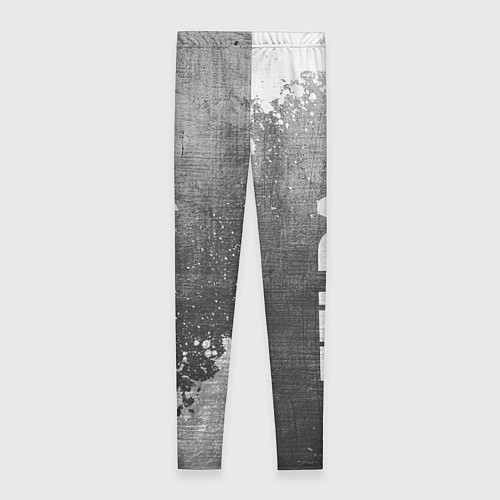 Женские легинсы Zelda - grey gradient вертикально / 3D-принт – фото 2