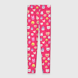 Леггинсы женские Skzoo pattern pink, цвет: 3D-принт