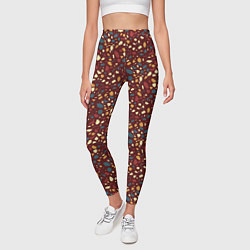 Леггинсы женские Садовая дорожка, цвет: 3D-принт — фото 2