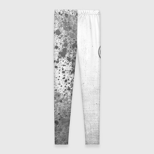 Женские легинсы Inter - white gradient по-вертикали / 3D-принт – фото 2