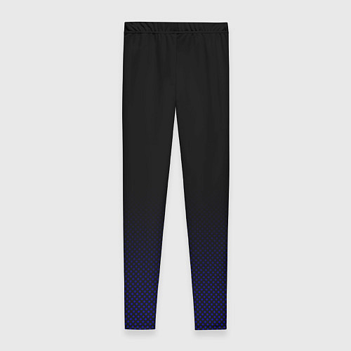 Женские легинсы Sport чёрно-синий текстурный / 3D-принт – фото 2