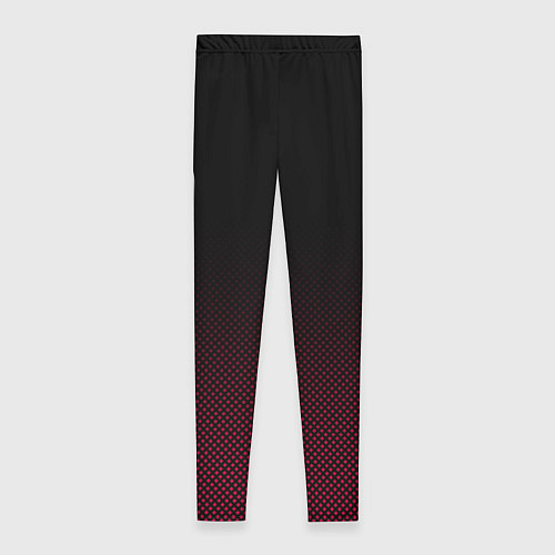 Женские легинсы Sport чёрно-розовый текстурный градиент / 3D-принт – фото 2