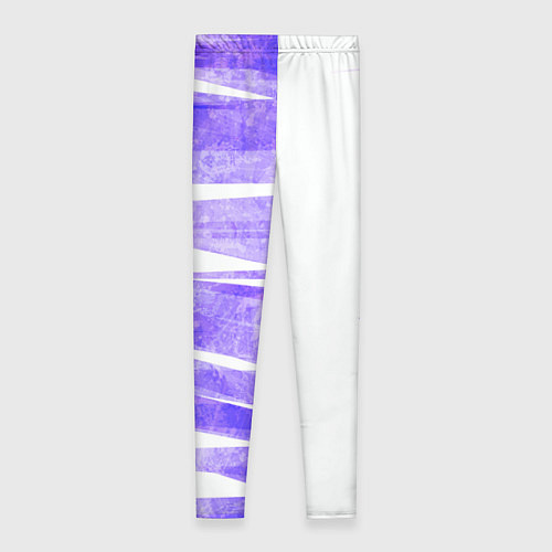 Женские легинсы Color white purple / 3D-принт – фото 2