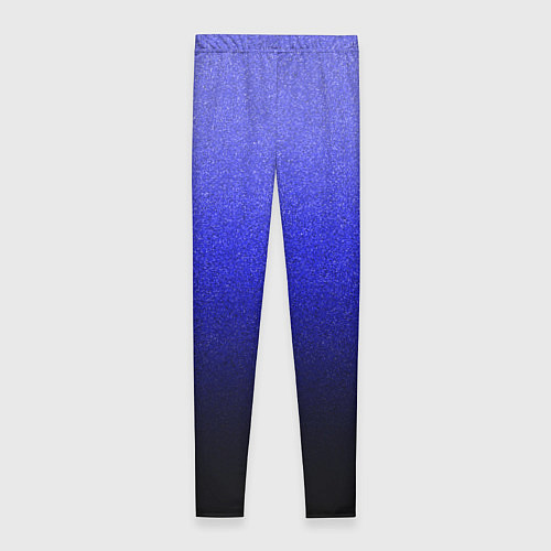 Женские легинсы Градиент индиго из синего в чёрный / 3D-принт – фото 2