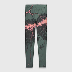 Женские легинсы Гранж потертая текстура