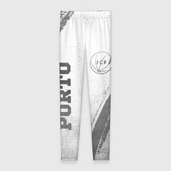 Женские легинсы Porto - white gradient вертикально