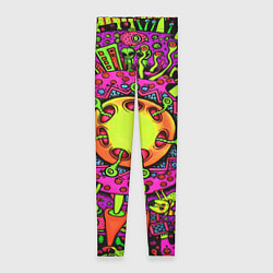 Женские легинсы Кислотные грибы оптические
