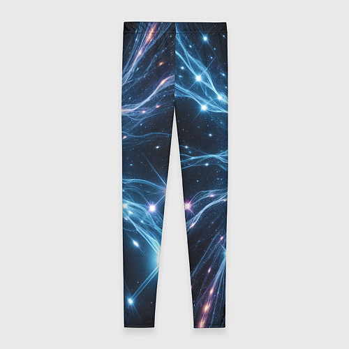 Женские легинсы Всплеск света и звезды - космическая абстракция / 3D-принт – фото 2