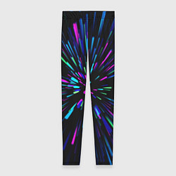 Леггинсы женские Neon rods, цвет: 3D-принт