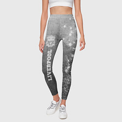 Леггинсы женские Liverpool - grey gradient по-вертикали, цвет: 3D-принт — фото 2