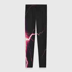 Леггинсы женские Lightning pink, цвет: 3D-принт