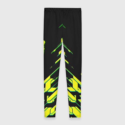 Женские легинсы Monster energy кислотная геометрия / 3D-принт – фото 2