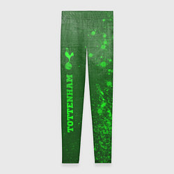 Леггинсы женские Tottenham - green gradient по-вертикали, цвет: 3D-принт