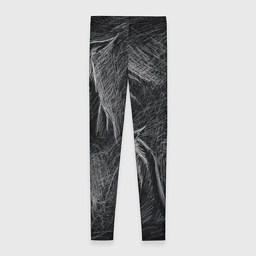 Женские легинсы Черепа лошадей - эскиз / 3D-принт – фото 2