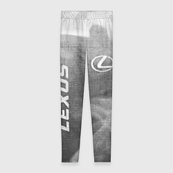 Женские легинсы Lexus - grey gradient вертикально