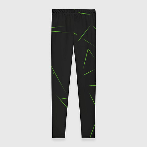 Женские легинсы Color green line / 3D-принт – фото 2