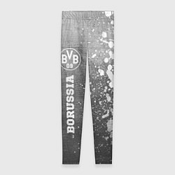 Леггинсы женские Borussia - grey gradient по-вертикали, цвет: 3D-принт