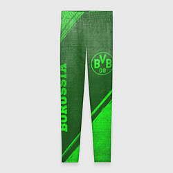 Леггинсы женские Borussia - green gradient вертикально, цвет: 3D-принт