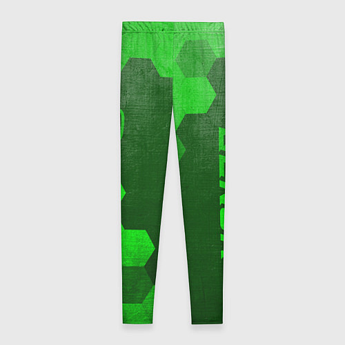 Женские легинсы Honda - green gradient вертикально / 3D-принт – фото 2