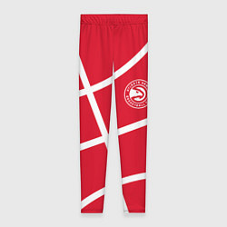 Леггинсы женские Atlanta Hawks NBA team, цвет: 3D-принт