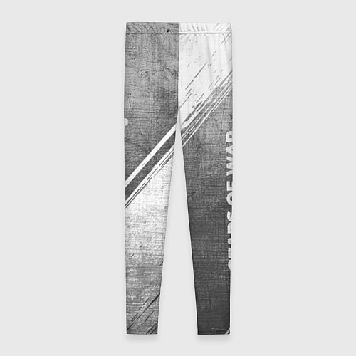 Женские легинсы Gears of War - grey gradient вертикально / 3D-принт – фото 2