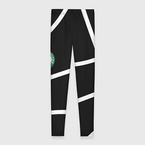 Женские легинсы Boston Celtics black / 3D-принт – фото 2