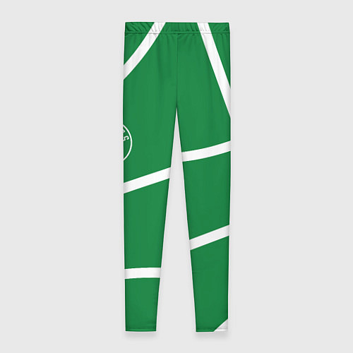 Женские легинсы Boston Celtics green / 3D-принт – фото 2