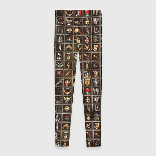 Женские легинсы Артефакты меча и магии / 3D-принт – фото 2