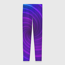 Леггинсы женские Фиолетовая спираль, цвет: 3D-принт