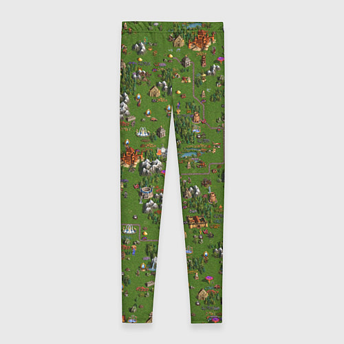 Женские легинсы Земли Сопряжения - Герои 3 / 3D-принт – фото 2