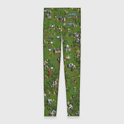 Леггинсы женские Земли Сопряжения - Герои 3, цвет: 3D-принт