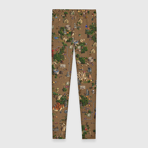 Женские легинсы Земли Некрополиса - Герои 3 / 3D-принт – фото 2
