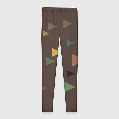 Женские легинсы Осень палитра глубокий лес / 3D-принт – фото 2