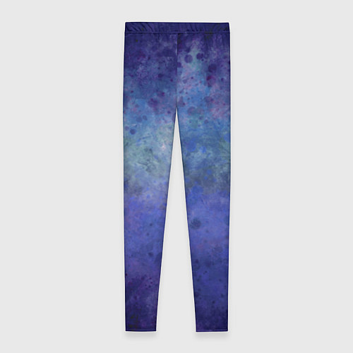 Женские легинсы Абстракция - blue tunnel / 3D-принт – фото 2
