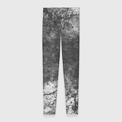 Женские легинсы Абстракция - grey and white wall with cracks