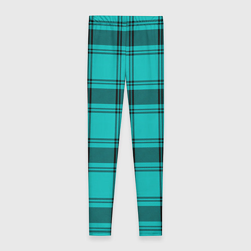 Женские легинсы Checkered blue / 3D-принт – фото 2
