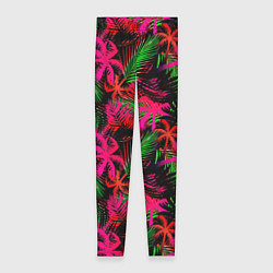 Женские легинсы Palm red pink