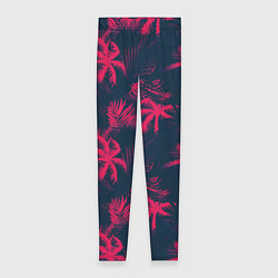 Женские легинсы Palm pink black