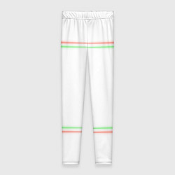Женские легинсы Neon light green red