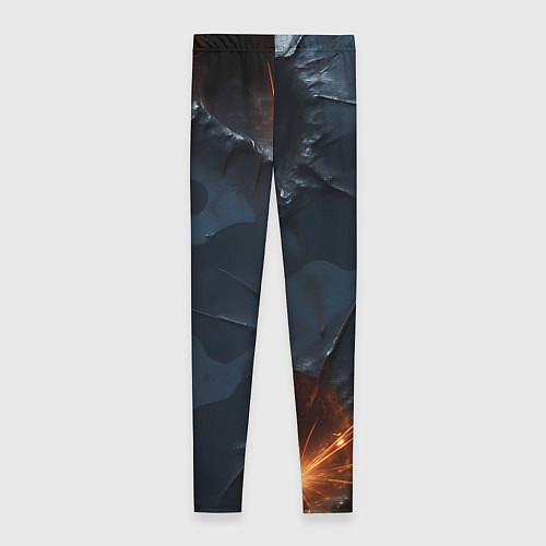 Женские легинсы Камуфляжная текстура с дырами / 3D-принт – фото 2