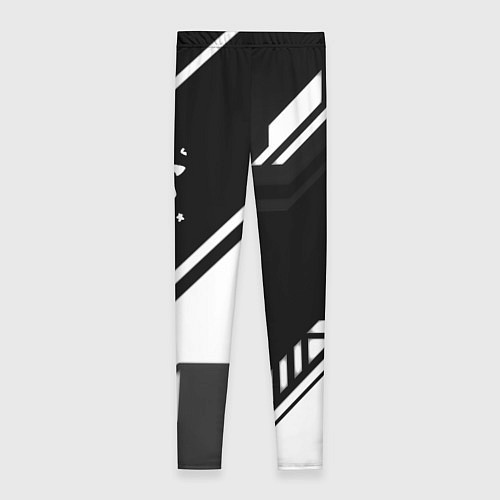 Женские легинсы Doom geometry black / 3D-принт – фото 2