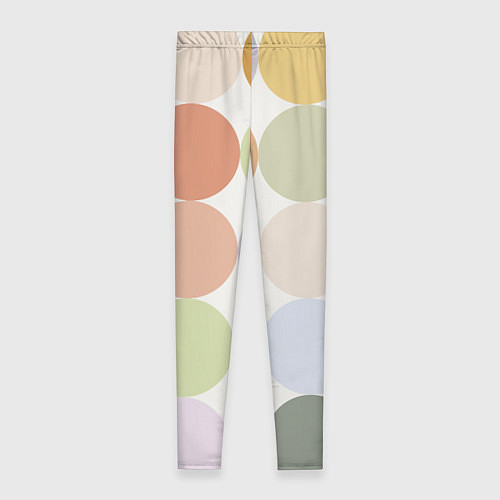 Женские легинсы Цветочный горошек / 3D-принт – фото 2